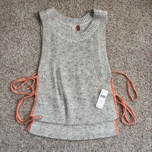 Anthropologie knit side tie vest - NWT READ description